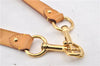 Authentic Louis Vuitton Leather Shoulder Strap Beige 35.6-39.6" LV 1985G