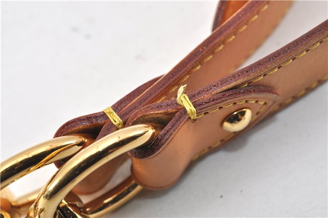 Authentic Louis Vuitton Leather Shoulder Strap Beige 35.6-39.6