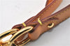 Authentic Louis Vuitton Leather Shoulder Strap Beige 35.6-39.6" LV 1985G