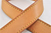 Authentic Louis Vuitton Leather Shoulder Strap Beige 35.6-39.6" LV 1985G