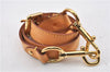 Authentic Louis Vuitton Leather Shoulder Strap Beige 35.6-39.6" LV 1985G