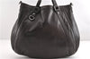 Authentic GUCCI Vintage Abbey 2Way Shoulder Tote Bag Leather 268641 Brown 1986G