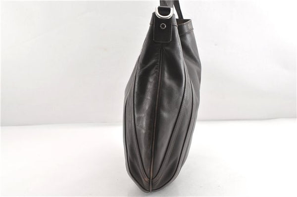 Authentic GUCCI Vintage Abbey 2Way Shoulder Tote Bag Leather 268641 Brown 1986G