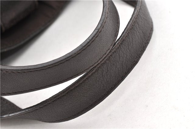 Authentic GUCCI Vintage Abbey 2Way Shoulder Tote Bag Leather 268641 Brown 1986G