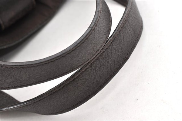 Authentic GUCCI Vintage Abbey 2Way Shoulder Tote Bag Leather 268641 Brown 1986G