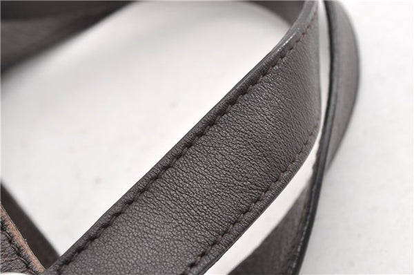 Authentic GUCCI Vintage Abbey 2Way Shoulder Tote Bag Leather 268641 Brown 1986G