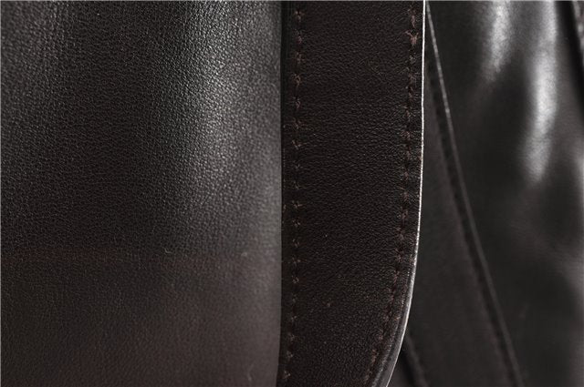 Authentic GUCCI Vintage Abbey 2Way Shoulder Tote Bag Leather 268641 Brown 1986G