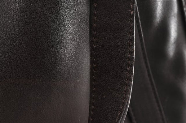 Authentic GUCCI Vintage Abbey 2Way Shoulder Tote Bag Leather 268641 Brown 1986G