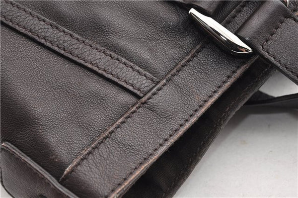 Authentic GUCCI Vintage Abbey 2Way Shoulder Tote Bag Leather 268641 Brown 1986G