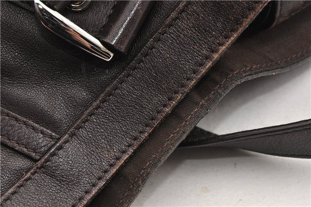 Authentic GUCCI Vintage Abbey 2Way Shoulder Tote Bag Leather 268641 Brown 1986G