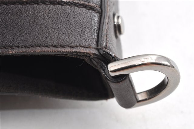 Authentic GUCCI Vintage Abbey 2Way Shoulder Tote Bag Leather 268641 Brown 1986G