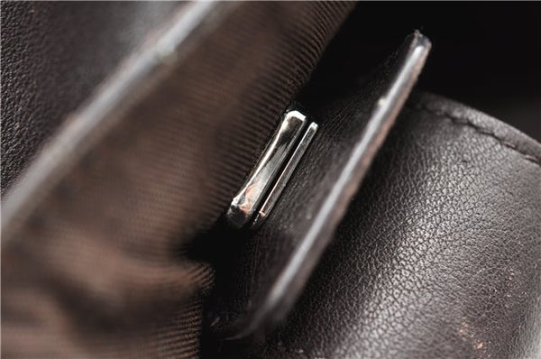 Authentic GUCCI Vintage Abbey 2Way Shoulder Tote Bag Leather 268641 Brown 1986G