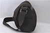 Authentic PRADA Nylon Leather Shoulder Cross Body Bag Brown 1989D