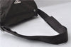 Authentic PRADA Nylon Leather Shoulder Cross Body Bag Brown 1989D