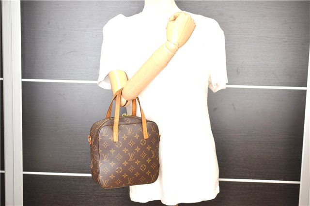 Authentic Louis Vuitton Monogram Spontini 2Way Shoulder Hand Bag M47500 LV 1989G