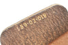 Authentic GUCCI Web Sherry Line Shoulder Cross Bag GG PVC Leather Brown 1991G