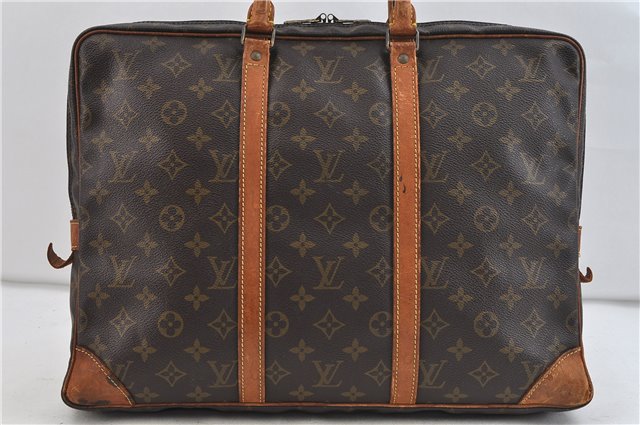 Auth Louis Vuitton Monogram Porte Documents Voyage Briefcase M53361 LV 1992D