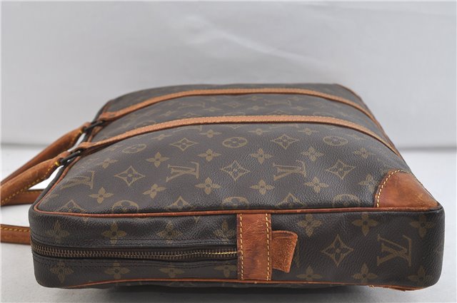 Auth Louis Vuitton Monogram Porte Documents Voyage Briefcase M53361 LV 1992D