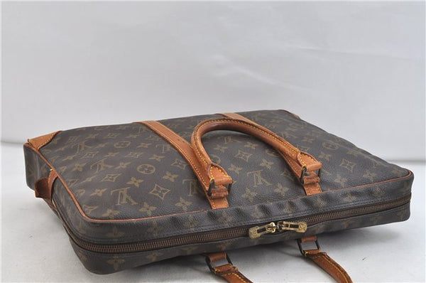 Auth Louis Vuitton Monogram Porte Documents Voyage Briefcase M53361 LV 1992D