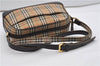 Authentic BURBERRY Nova Check Shoulder Cross Bag Canvas Leather Beige 1992G