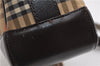 Authentic BURBERRY Nova Check Shoulder Cross Bag Canvas Leather Beige 1992G