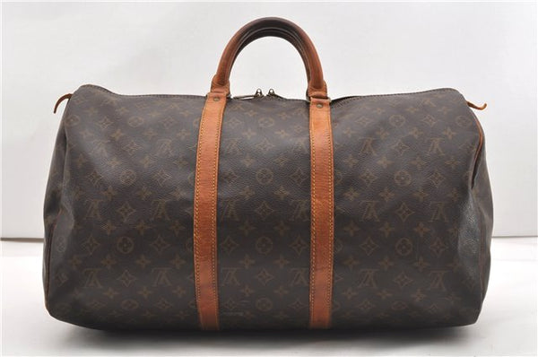 Authentic Louis Vuitton Monogram Keepall 50 Travel Boston Bag M41426 LV 1993G