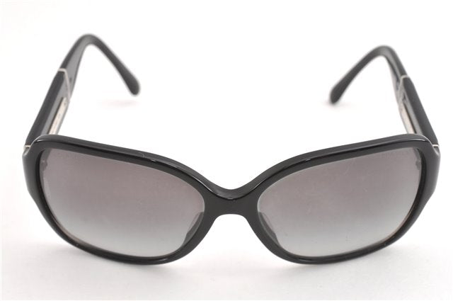 Authentic CHANEL Vintage Sunglasses CoCo Mark Plastic 5230-Q-A Black 1994G
