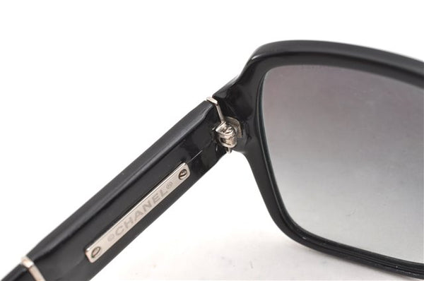 Authentic CHANEL Vintage Sunglasses CoCo Mark Plastic 5230-Q-A Black 1994G