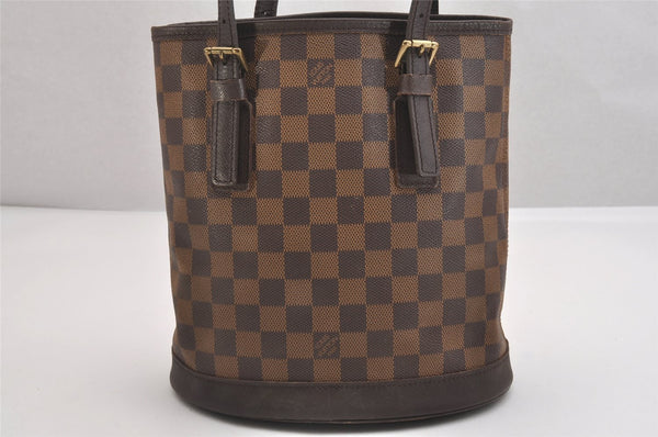 Authentic Louis Vuitton Damier Marais Bucket Shoulder Tote Bag N42240 LV 1994I