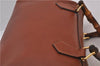 Authentic GUCCI Bamboo 2way Shoulder Hand Boston Bag Leather Brown Junk 1995D