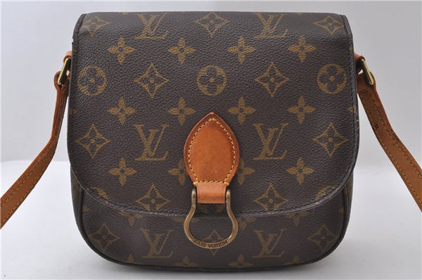 Auth Louis Vuitton Monogram Saint Cloud MM Shoulder Cross Bag M51243 LV 1996D