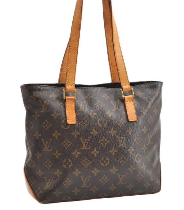Authentic Louis Vuitton Monogram Cabas Piano Shoulder Tote Bag M51148 LV 1996G