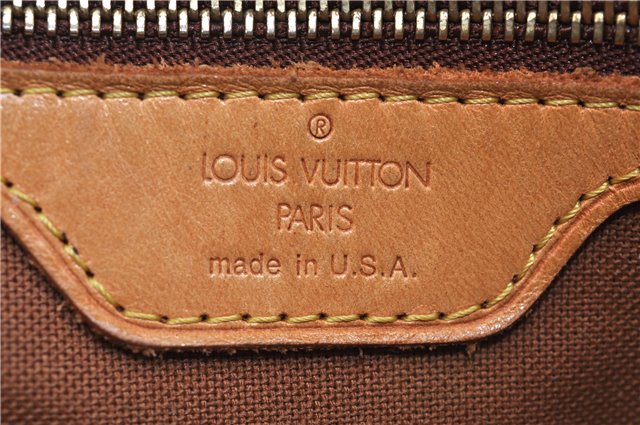 Authentic Louis Vuitton Monogram Cabas Piano Shoulder Tote Bag M51148 LV 1996G