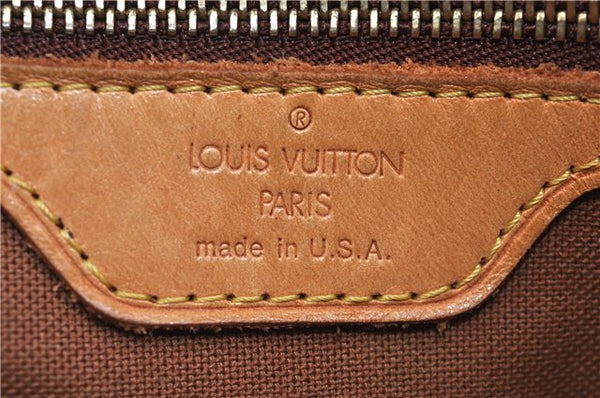 Authentic Louis Vuitton Monogram Cabas Piano Shoulder Tote Bag M51148 LV 1996G