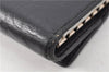 Authentic CHANEL Camellia Vintage Calf Skin CC Logo Key Case Black 1997G