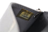 Authentic CHANEL Camellia Vintage Calf Skin CC Logo Key Case Black 1997G
