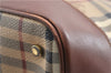 Authentic BURBERRY Nova Check PVC Leather Shoulder Drawstring Bag Beige 1998G