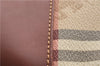 Authentic BURBERRY Nova Check PVC Leather Shoulder Drawstring Bag Beige 1998G