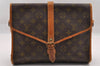 Authentic Louis Vuitton Monogram Portable Serviette Shoulder Bag Junk 1998I