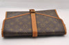 Authentic Louis Vuitton Monogram Portable Serviette Shoulder Bag Junk 1998I