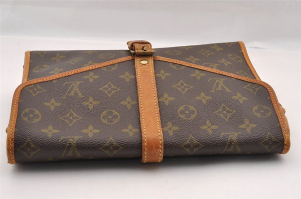 Authentic Louis Vuitton Monogram Portable Serviette Shoulder Bag Junk 1998I