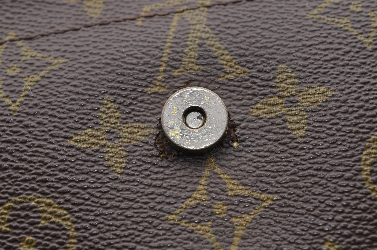 Authentic Louis Vuitton Monogram Portable Serviette Shoulder Bag Junk 1998I