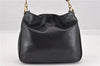 Authentic GUCCI Bamboo Vintage 2way Hand Shoulder Bag Leather Black Junk 1999G