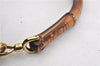 Authentic GUCCI Bamboo Vintage 2way Hand Shoulder Bag Leather Black Junk 1999G