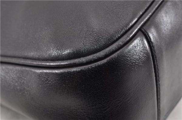 Authentic GUCCI Bamboo Vintage 2way Hand Shoulder Bag Leather Black Junk 1999G