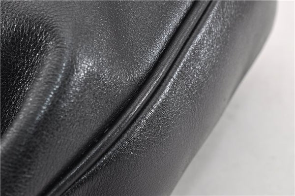 Authentic GUCCI Bamboo Vintage 2way Hand Shoulder Bag Leather Black Junk 1999G