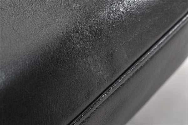 Authentic GUCCI Bamboo Vintage 2way Hand Shoulder Bag Leather Black Junk 1999G