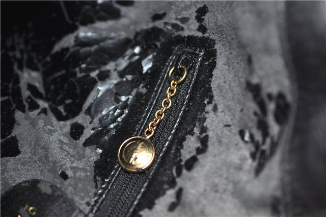 Authentic GUCCI Bamboo Vintage 2way Hand Shoulder Bag Leather Black Junk 1999G