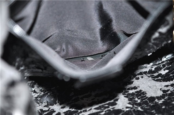 Authentic GUCCI Bamboo Vintage 2way Hand Shoulder Bag Leather Black Junk 1999G