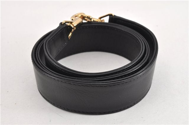 Authentic GUCCI Bamboo Vintage 2way Hand Shoulder Bag Leather Black Junk 1999G